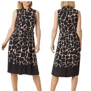 HOBBS Suzanna Print Sleeveless Shirtdress (US/10)